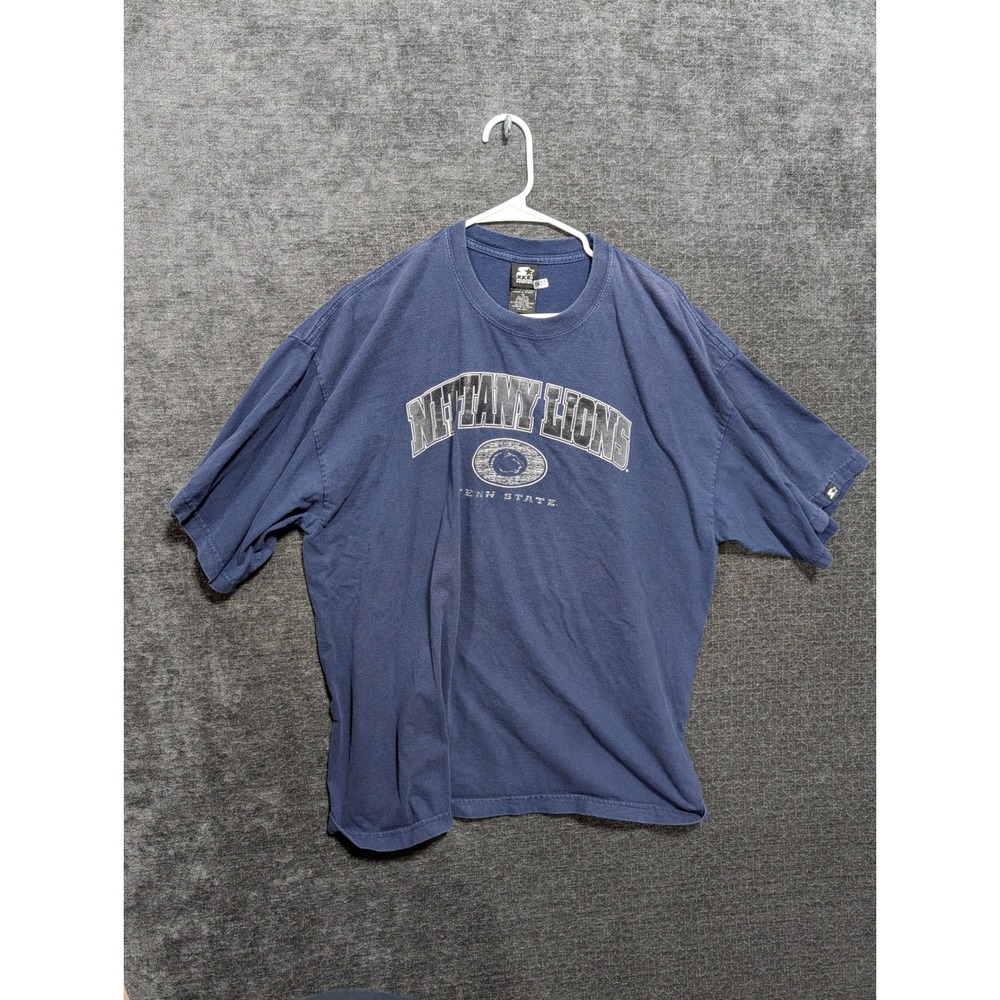 Starter Penn State Nittany Lions T-Shirt Mens XL Navy‎ Blue Graphic Tee NCAA